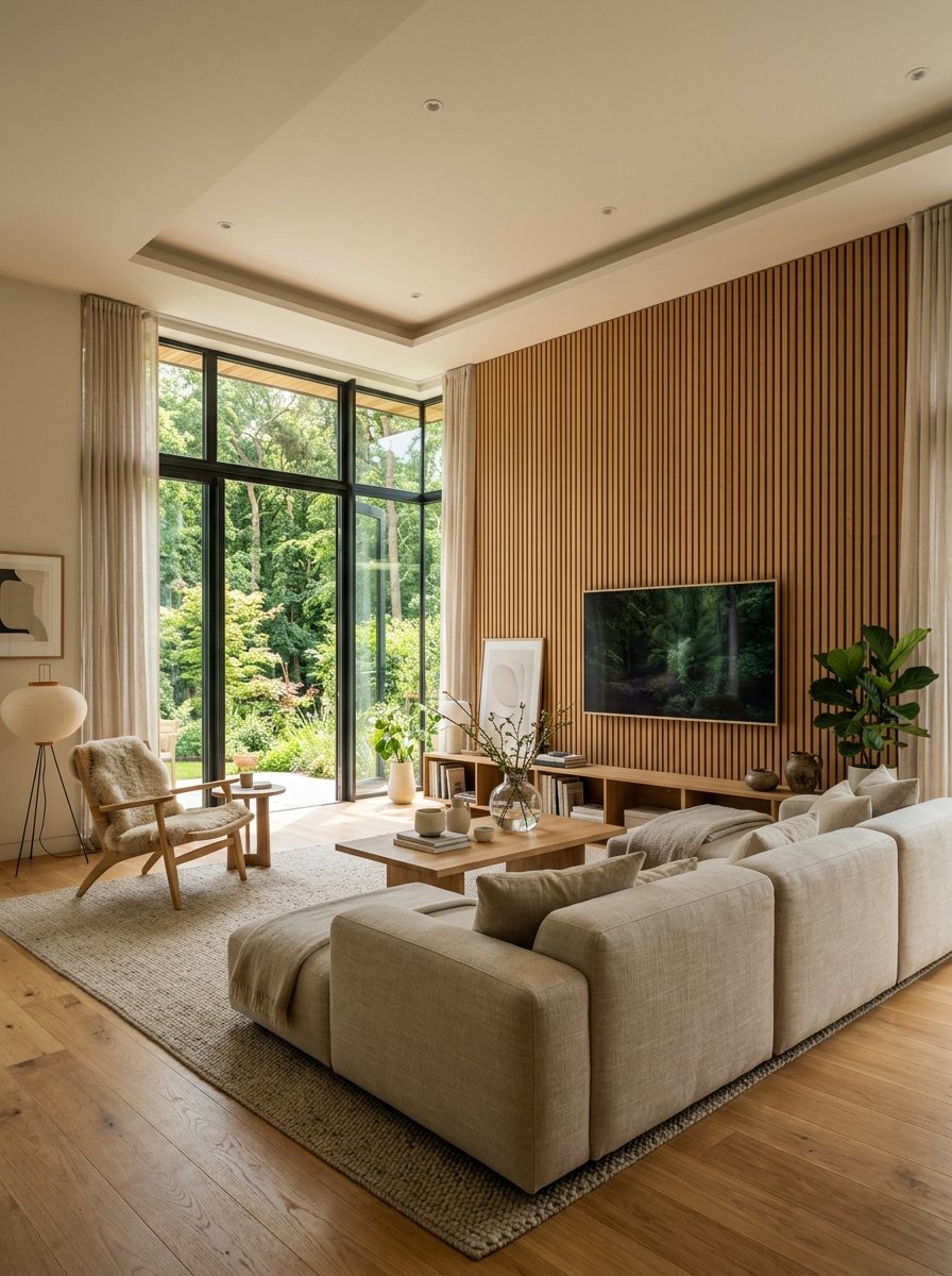 Contemporary Luxury Living Area Renovation